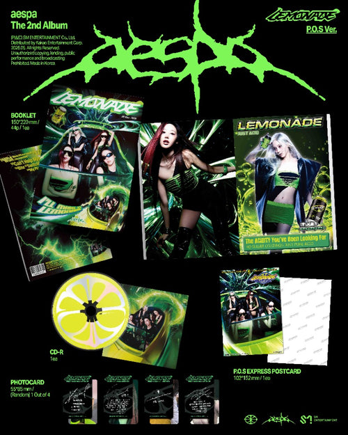 aespa 2nd Full Album 'LEMONADE' (P.O.S Ver.)