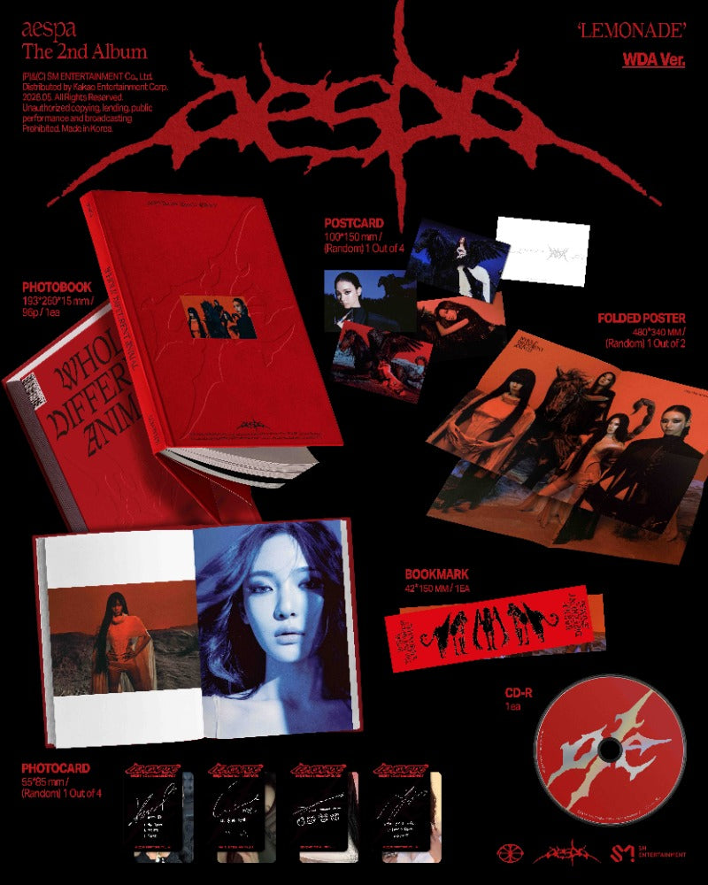 aespa 2nd Full Album 'LEMONADE' (WDA Ver.)