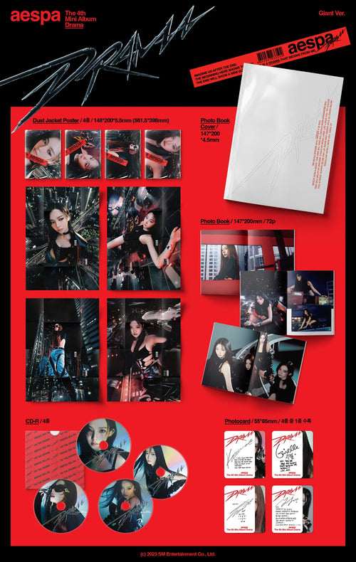 aespa 4th Mini Album 'Drama' (Giant Ver.)