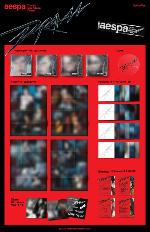 aespa 4th Mini Album 'Drama' (Scene Ver.)