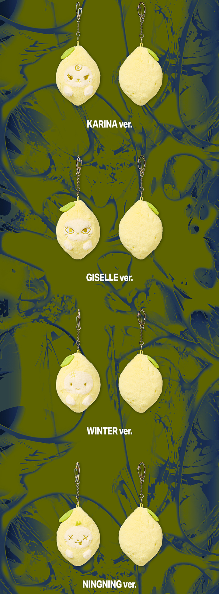 [PREORDER] aespa WEEK – MAKE IT LEMONADE Official Merch - LEMONADE DOLL KEYRING