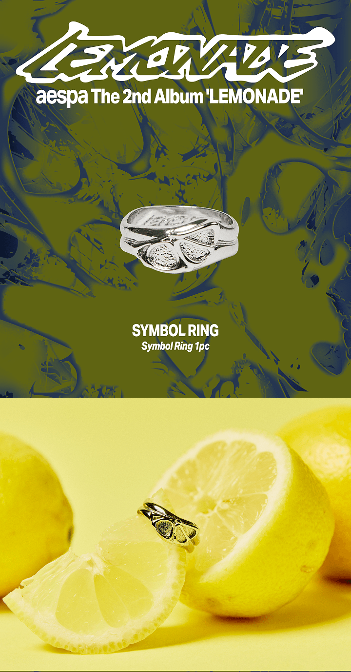 [PREORDER] aespa WEEK – MAKE IT LEMONADE Official Merch - SYMBOL RING