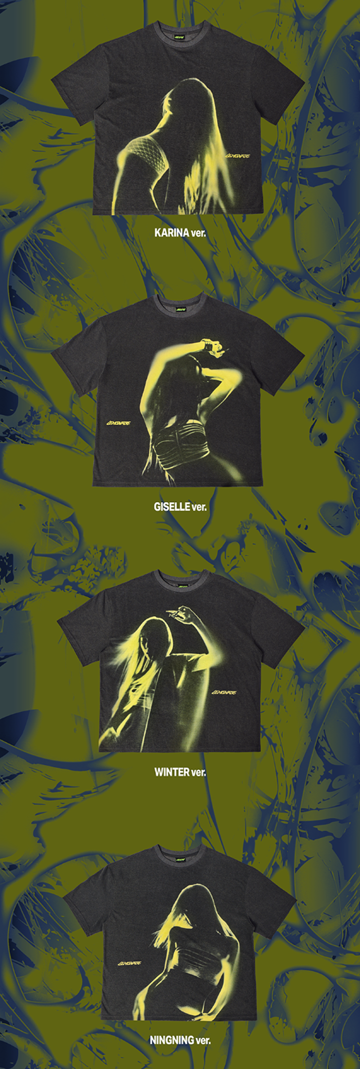 [PREORDER] aespa WEEK – MAKE IT LEMONADE Official Merch - T-SHIRT_LEMONADE ver.