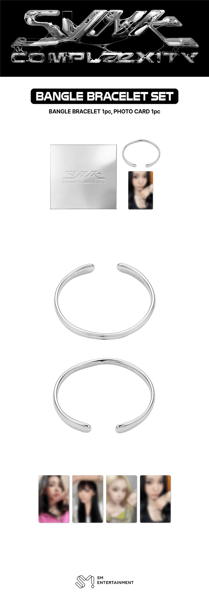 [PREORDER] aespa 2026 LIVE TOUR 'SYNK: COMPLaeXITY' Official MD - BANGLE BRACELET SET