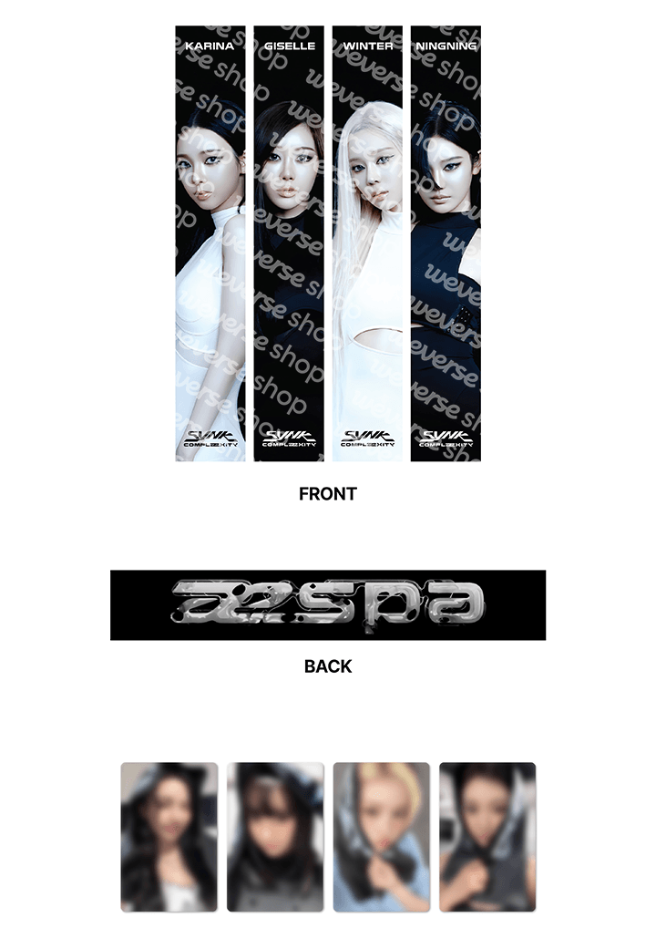 [PREORDER] aespa 2026 LIVE TOUR 'SYNK: COMPLaeXITY' Official MD - SLOGAN SET