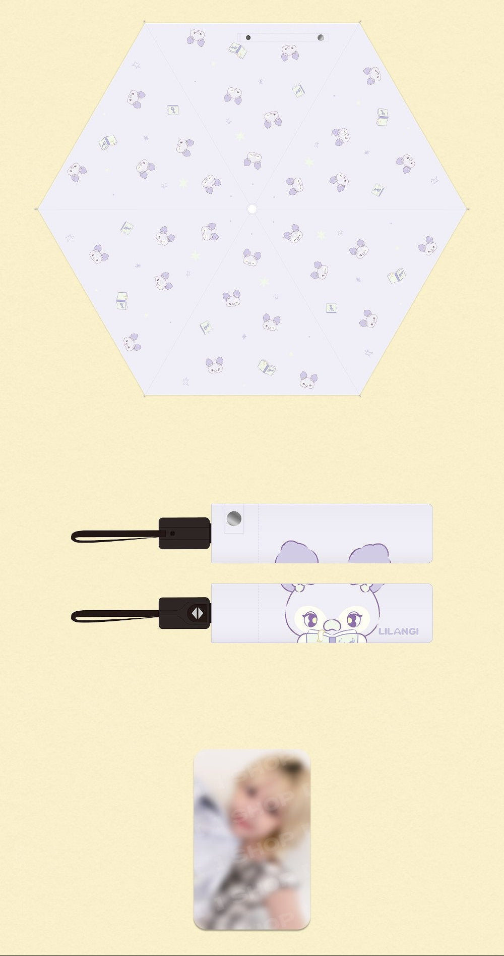[PREORDER] Artist Label : NMIXX Edition - LILANGI FOLDING UMBRELLA