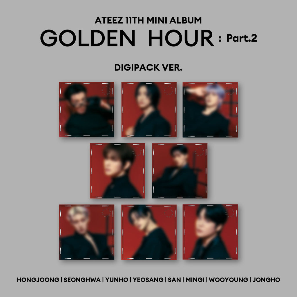 ATEEZ 11th Mini Album 'GOLDEN HOUR: Part.2' (DIGIPACK Ver.)
