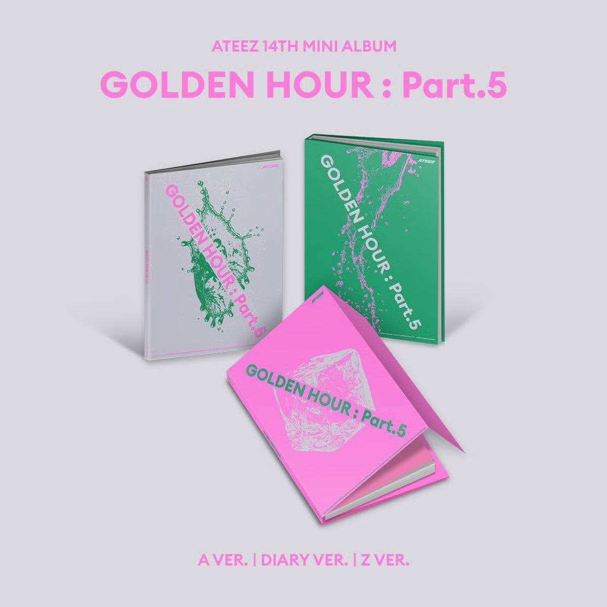 [PREORDER] ATEEZ 14 Mini Album 'GOLDEN HOUR : Part.5'