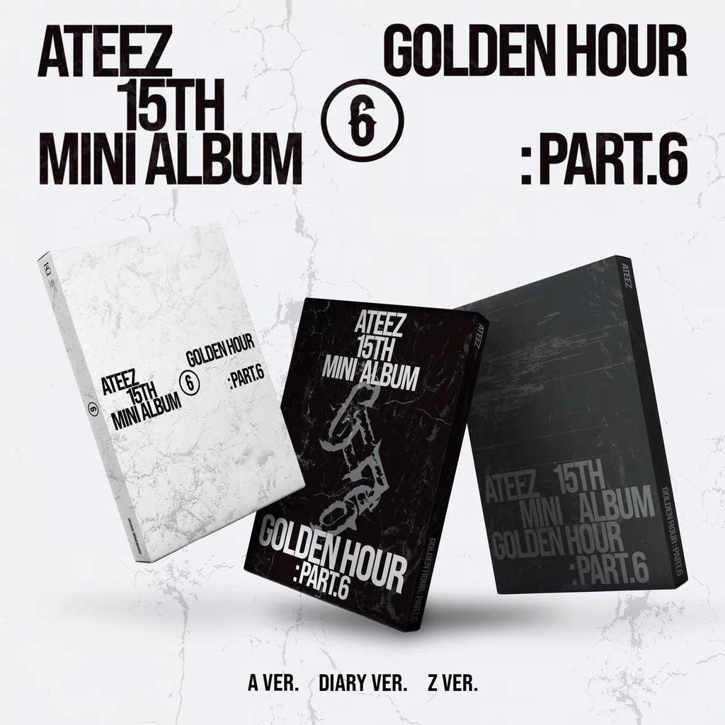 [PREORDER] ATEEZ 15th Mini Album 'GOLDEN HOUR : Part.6'