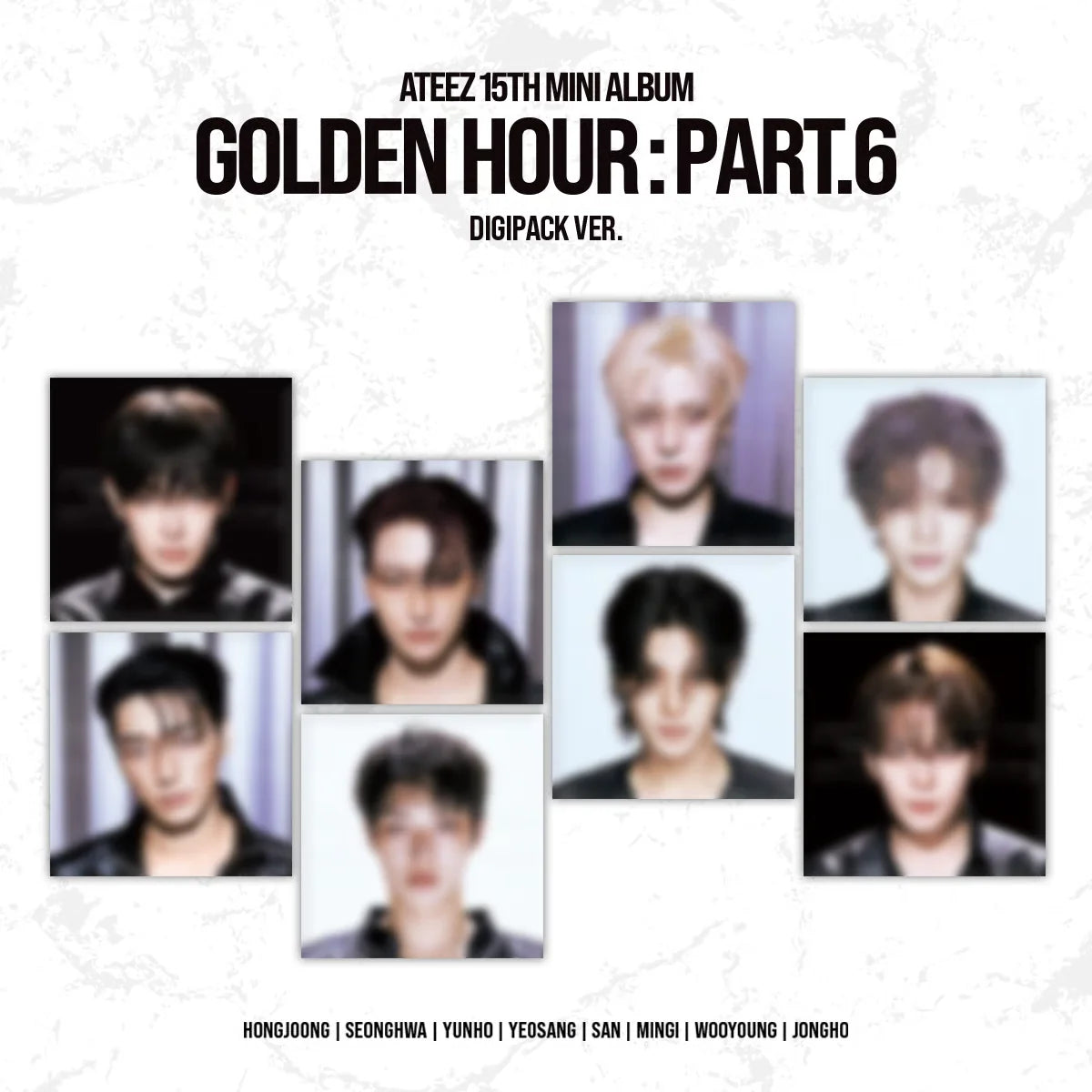 [PREORDER] ATEEZ 15th Mini Album 'GOLDEN HOUR : Part.6' (Digipack Ver.)