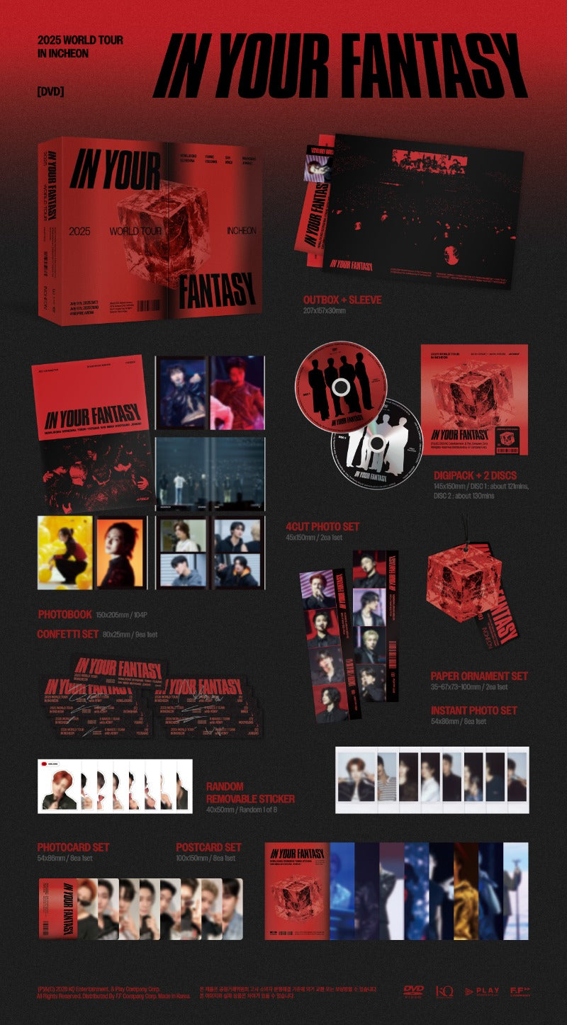 [PREORDER] ATEEZ 2025 WORLD TOUR 'IN YOUR FANTASY' IN INCHEON DVD