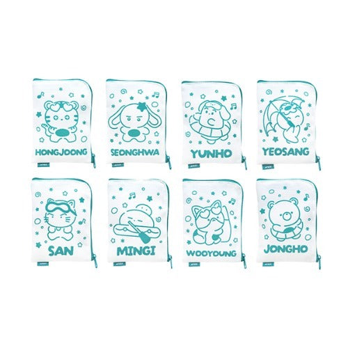 [PREORDER] ATEEZ 8TH ANNIVERSARY 'Blue Drift' Official MD - MINI POUCH (Random)