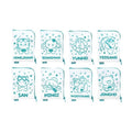 [PREORDER] ATEEZ 8TH ANNIVERSARY 'Blue Drift' Official MD - MINI POUCH (Random)
