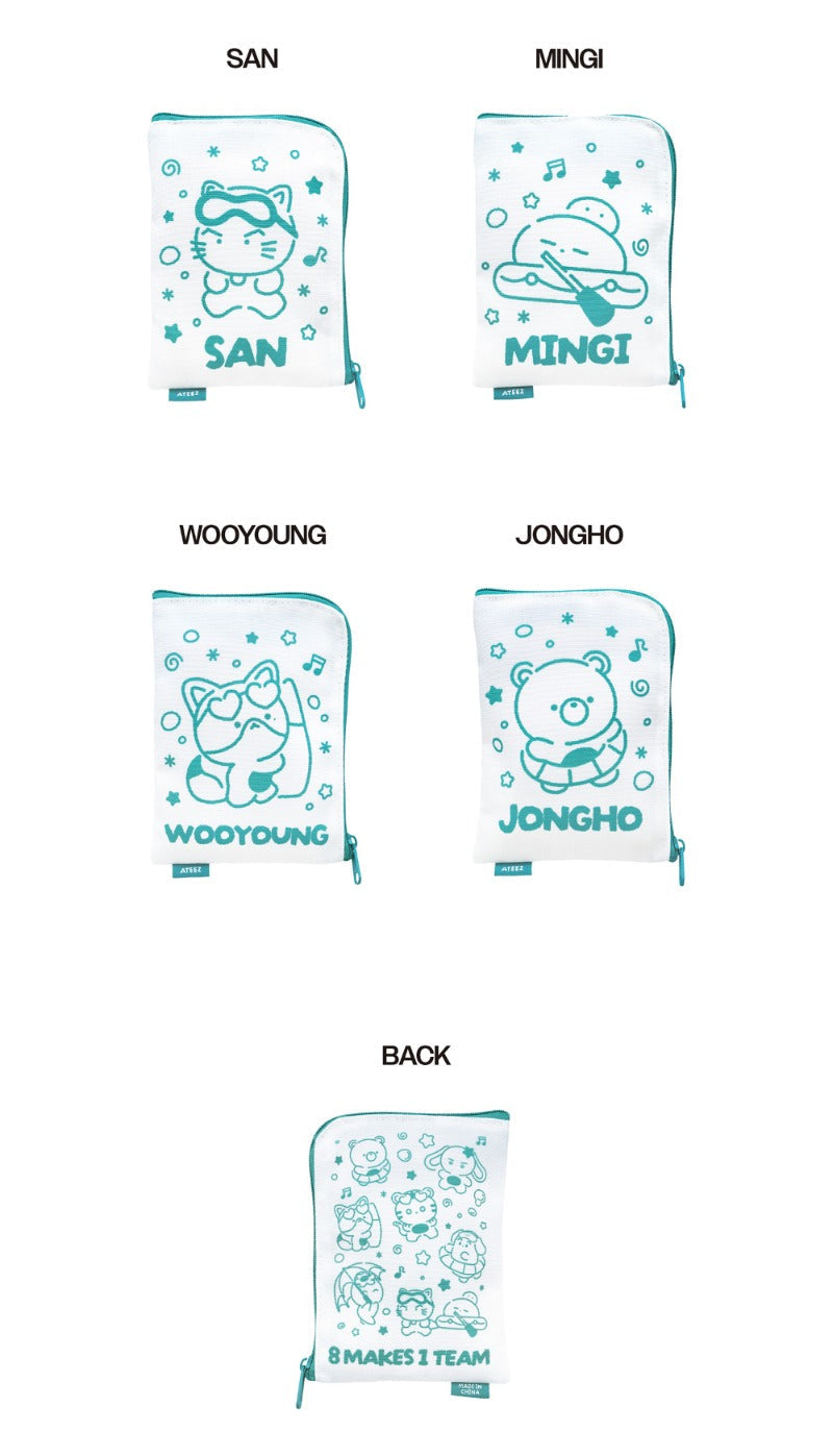 [PREORDER] ATEEZ 8TH ANNIVERSARY 'Blue Drift' Official MD - MINI POUCH (Random)