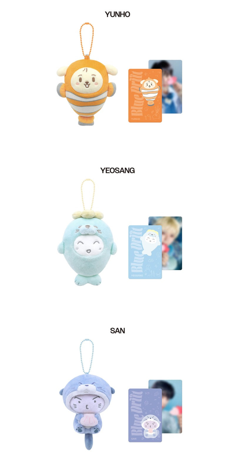 [PREORDER] ATEEZ 8TH ANNIVERSARY 'Blue Drift' Official MD - PLUSH SEA COLLECTION