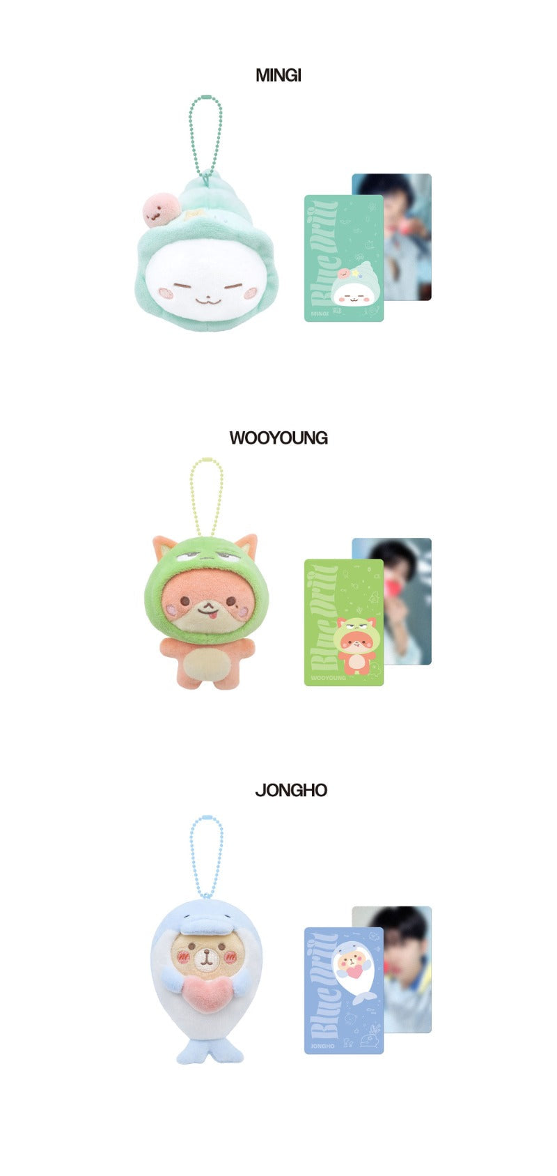 [PREORDER] ATEEZ 8TH ANNIVERSARY 'Blue Drift' Official MD - PLUSH SEA COLLECTION