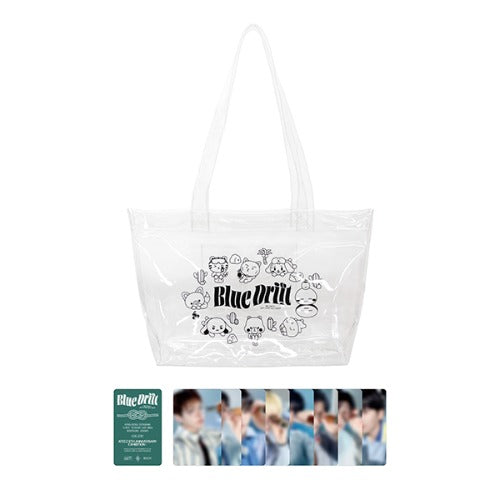[PREORDER] ATEEZ 8TH ANNIVERSARY 'Blue Drift' Official MD - CLEAR SHOPPER BAG