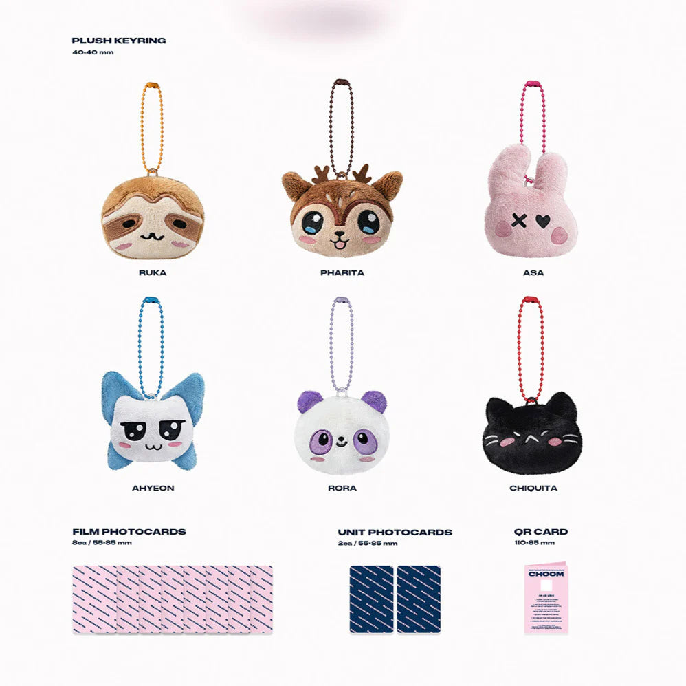 BABYMONSTER 3rd Mini Album 'CHOOM' (Plush Keyring Ver.)