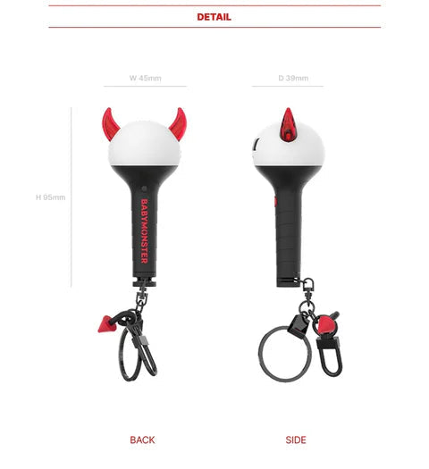 BABYMONSTER OFFICIAL LIGHT STICK KEYRING