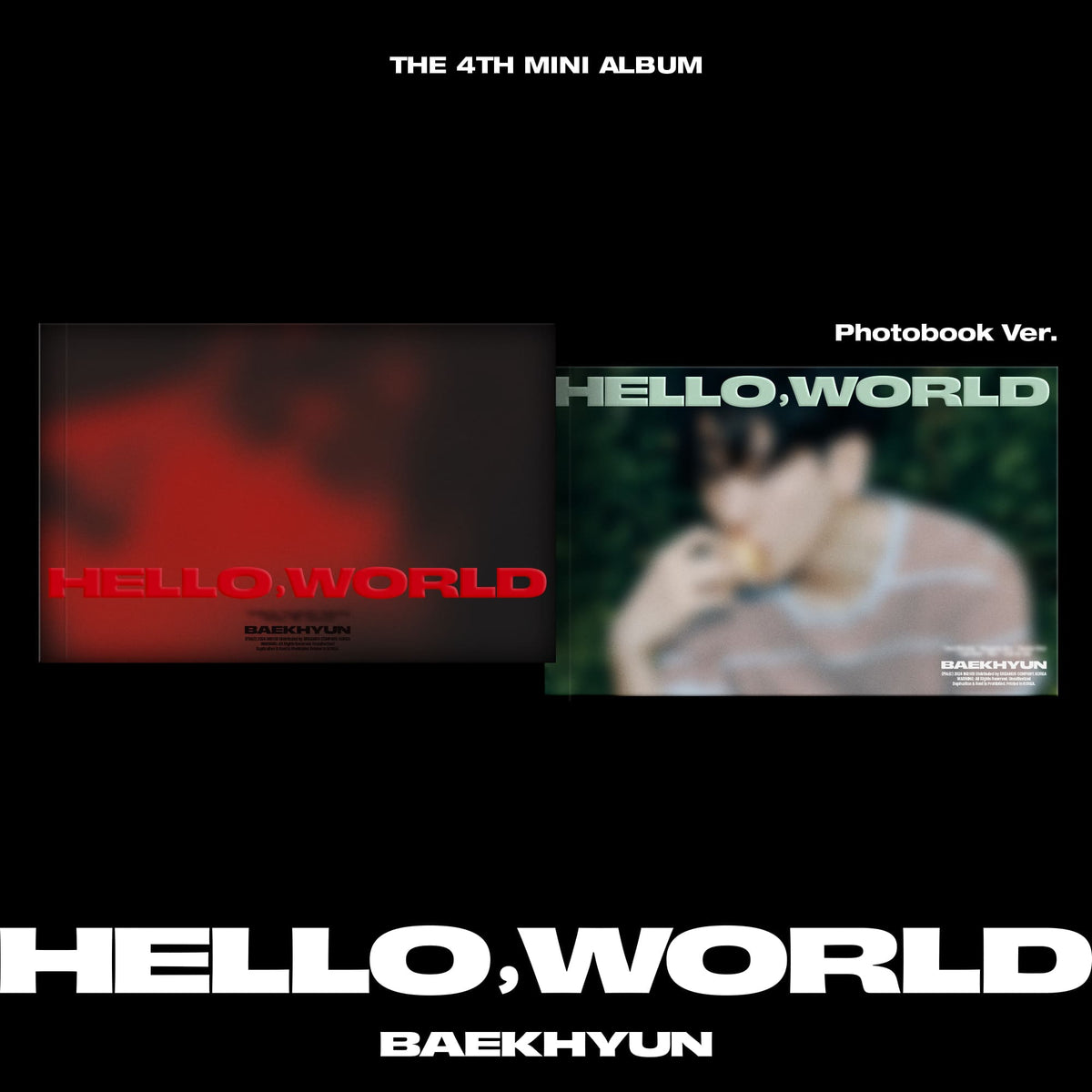 BAEKHYUN 4th Mini Album 'Hello, World' (Hello Ver. / World Ver.)
