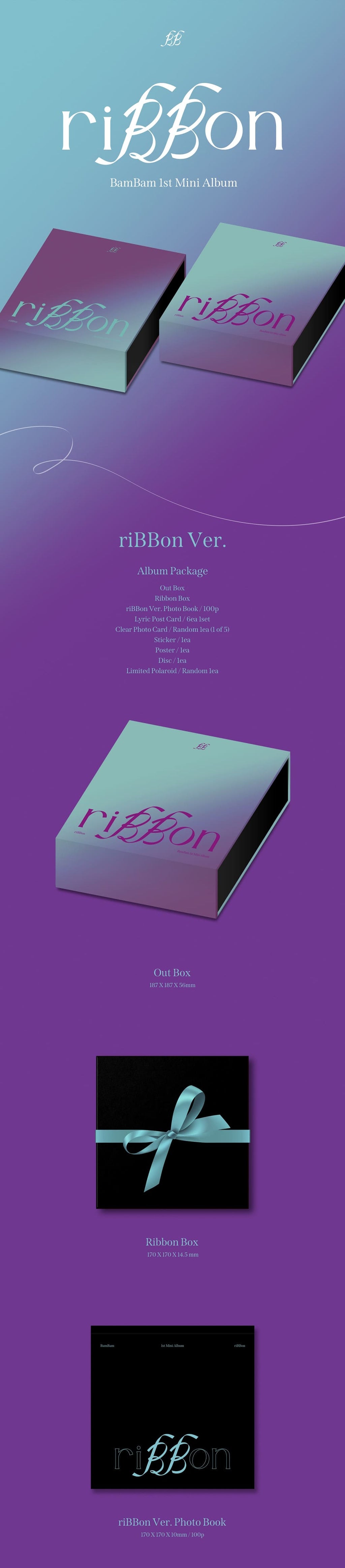 BamBam 1st Mini Album 'riBBon'