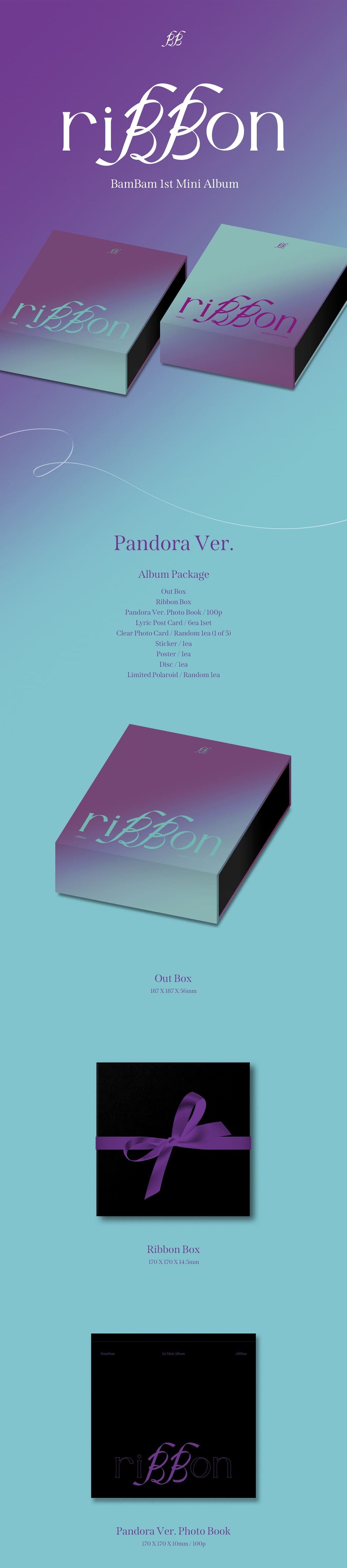 BamBam 1st Mini Album 'riBBon'