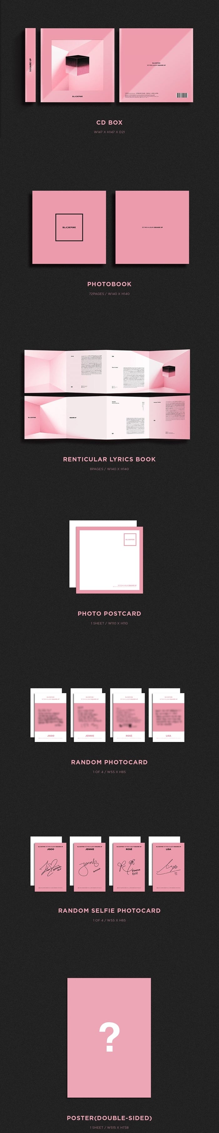BLACKPINK 1st Mini Album 'SQUARE UP'