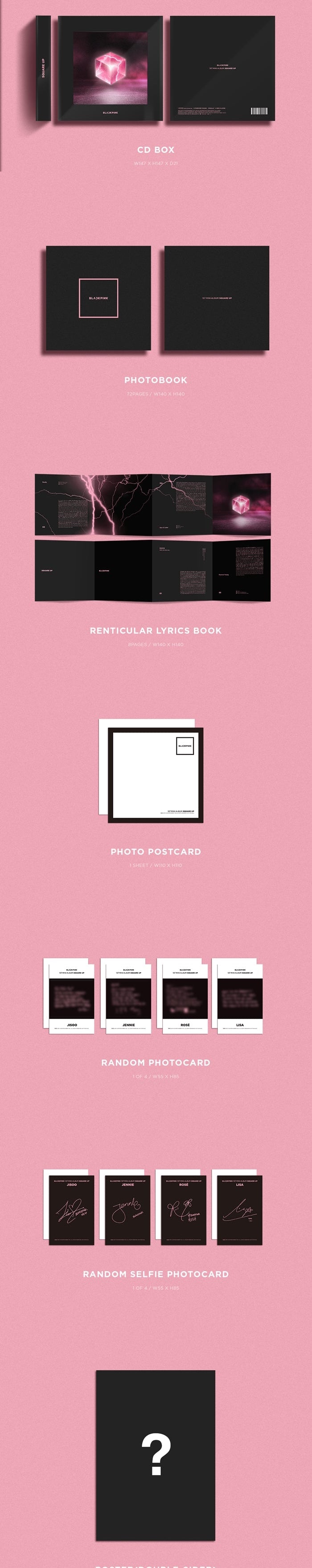 BLACKPINK 1st Mini Album 'SQUARE UP'