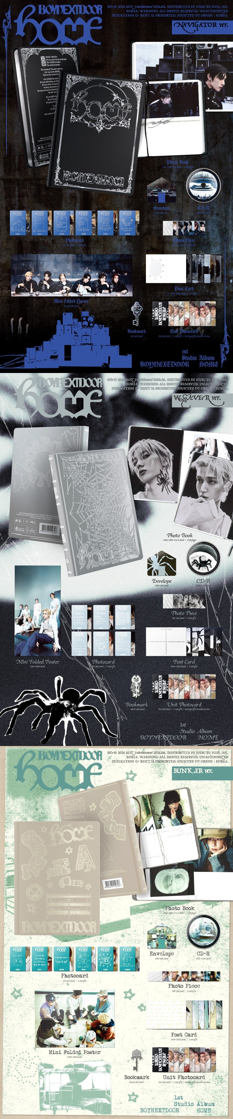 [PREORDER] BOYNEXTDOOR 1st Studio Album 'HOME'