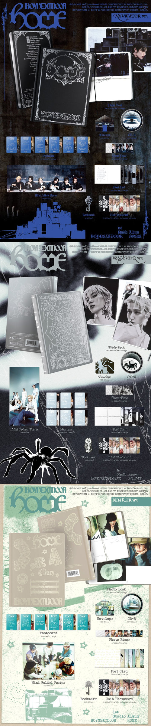 BOYNEXTDOOR 1st Studio Album 'HOME'