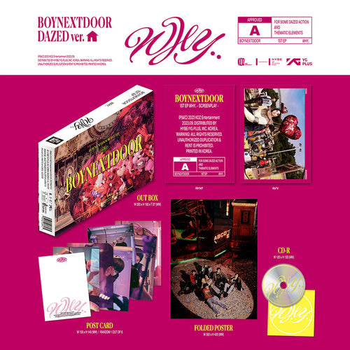 BOYNEXTDOOR 1st Mini Album 'WHY..'