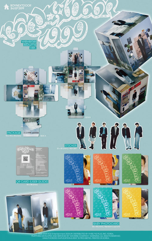 BOYNEXTDOOR 3rd EP Album '19.99' (Weverse Albums ver.)
