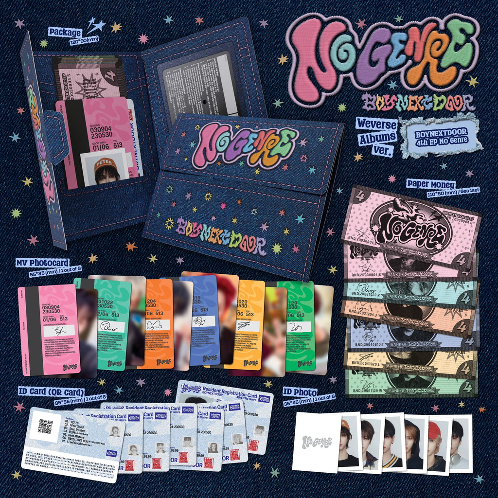 BOYNEXTDOOR 4th EP 'No Genre' (Weverse Albums Ver.)
