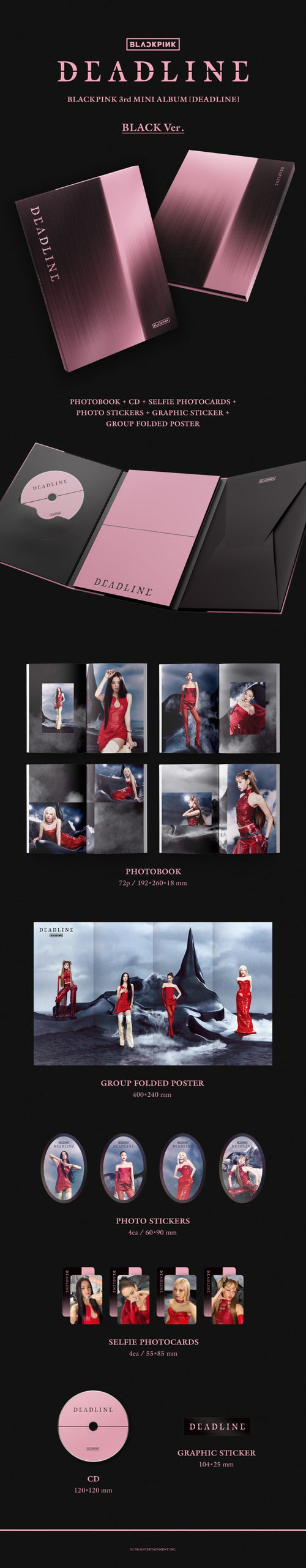 BLACKPINK 3rd Mini Album 'DEADLINE'