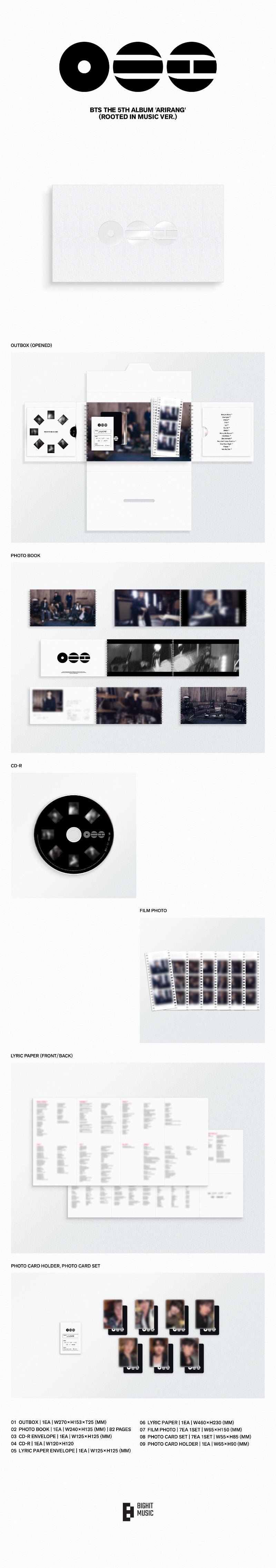BTS 5th Full Album 'ARIRANG'