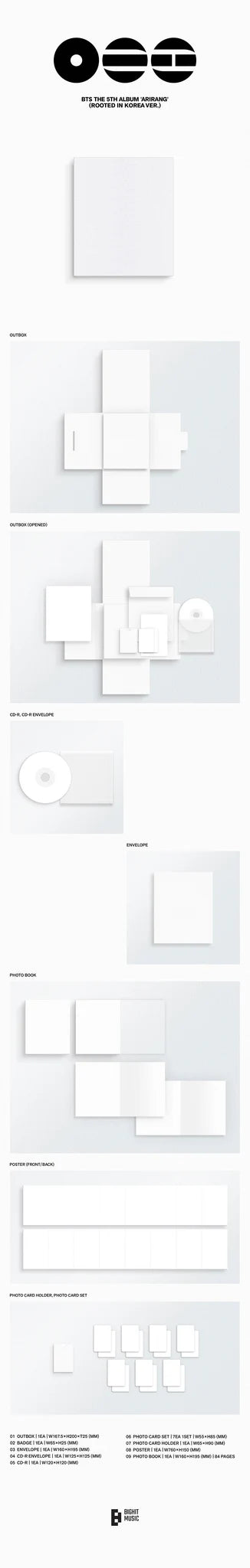 [PREORDER + Weverse Shop Benefit] BTS 5th Full Album 'ARIRANG'
