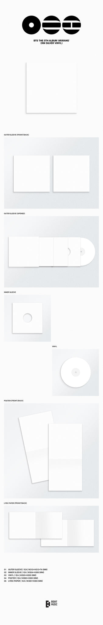 [PREORDER] BTS 5th Full Album 'ARIRANG' (Standard Vinyl)