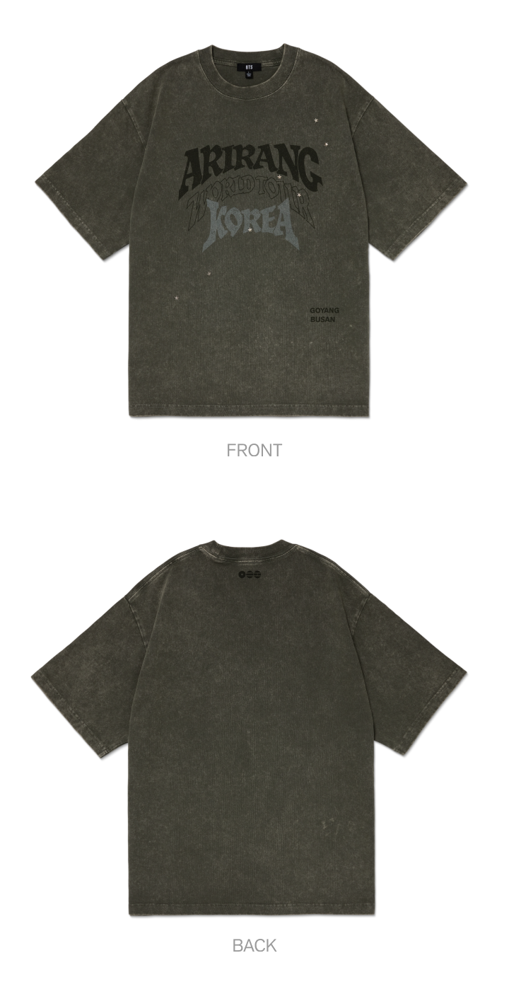 [PREORDER] BTS 'ARIRANG' Official MD S/S T-Shirt_Korea