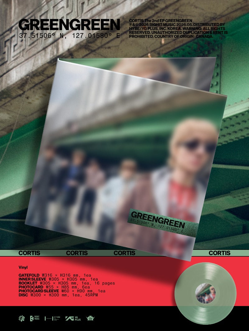 CORTIS 2nd Mini Album 'GREENGREEN' (Vinyl)