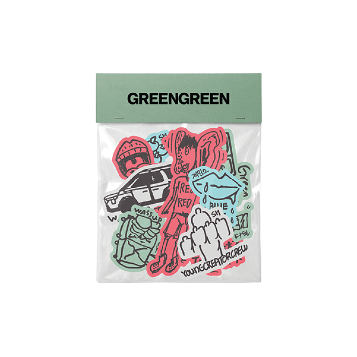 CORTIS 'GREENGREEN' MD Sticker Set