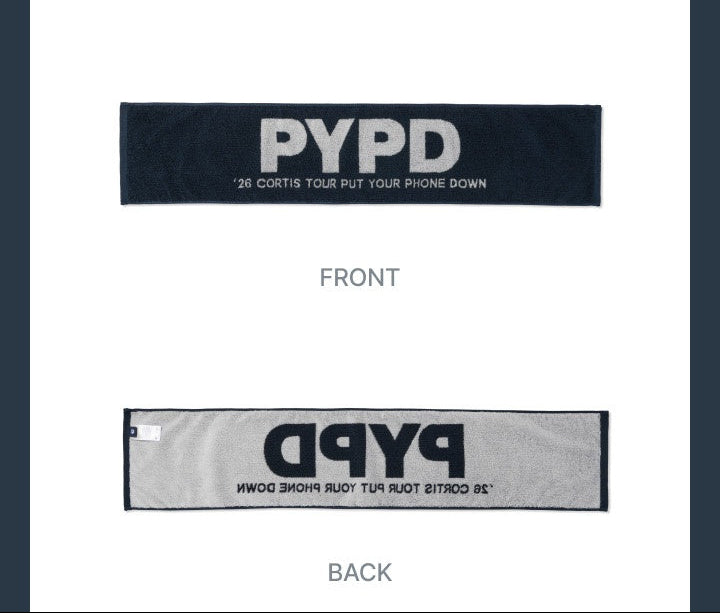 [PREORDER] CORTIS 'PUT YOUR PHONE DOWN' Offical MD - Slogan Towel PYPD