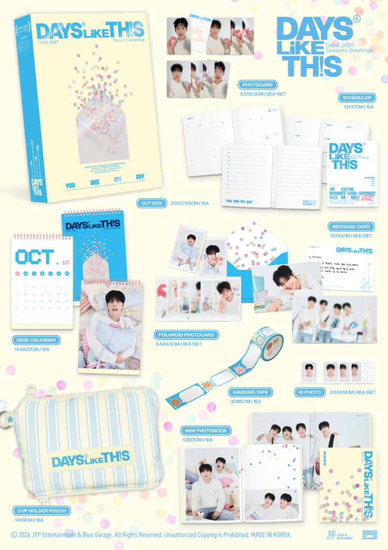 [PREORDER] DAY6 2027 Season's Greetings 'DAYS LIKE THIS'