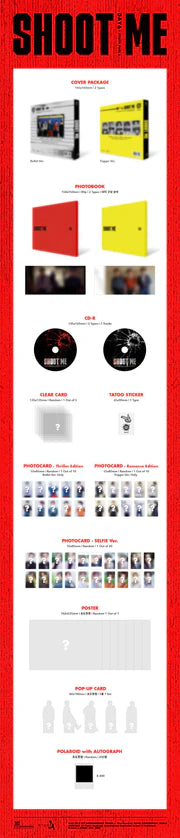 DAY6 3rd Mini Album 'Shoot Me : Youth Part 1'