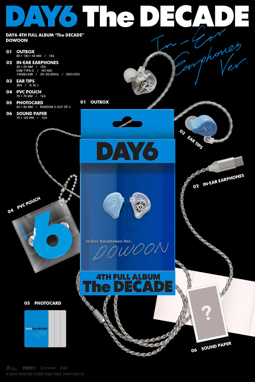 DAY6 4th Full Album 'The DECADE' (In-Ear Earphones Ver.)