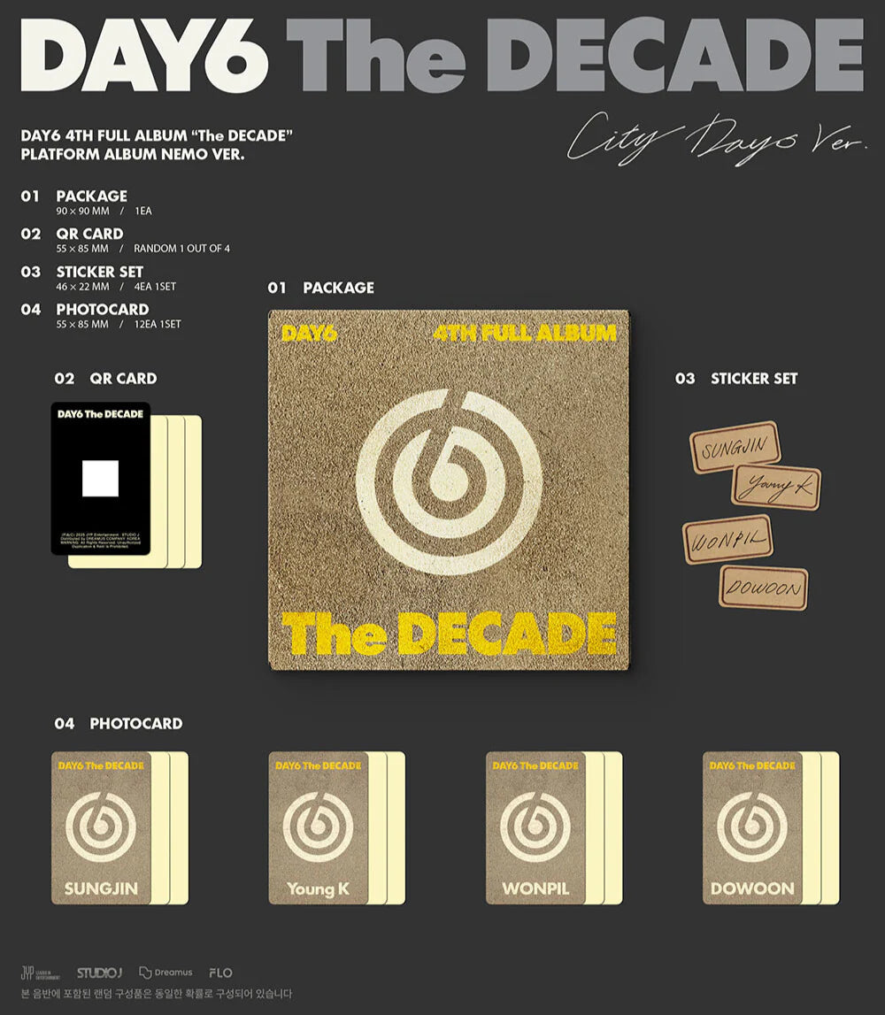 DAY6 4th Full Album 'The DECADE' (Nemo Ver.)