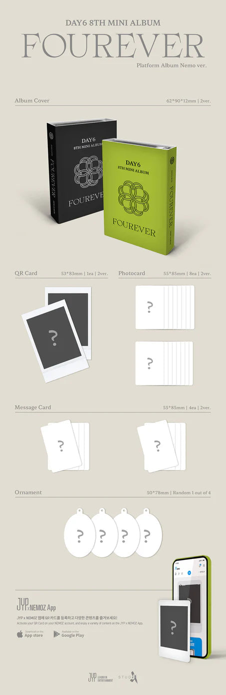 DAY6 8th Mini Album 'Fourever' (PLATFORM Ver.)