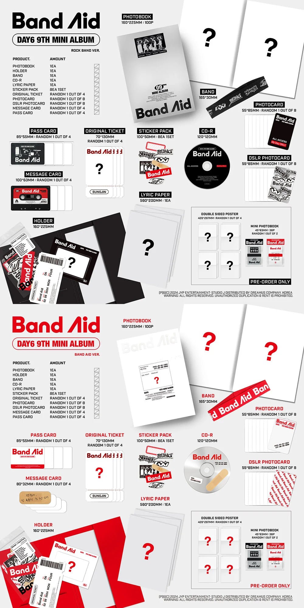 DAY6 9th Mini Album 'Band Aid'