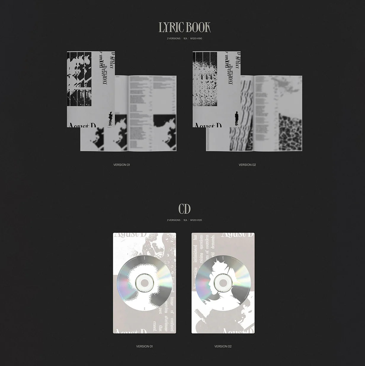 Agust D (BTS Suga) 1st Solo Album 'D-DAY'