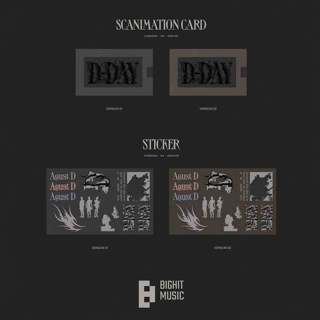 Agust D (BTS Suga) 1st Solo Album 'D-DAY'