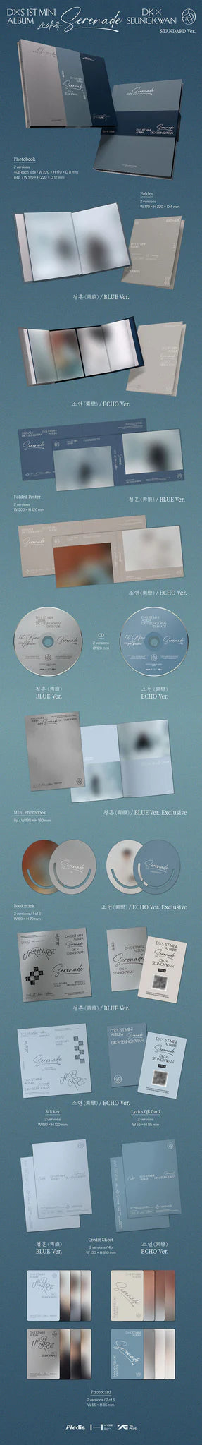 DK X Seungkwan (SEVENTEEN) 1st Mini Album 'SERENADE' (Standard Ver.)